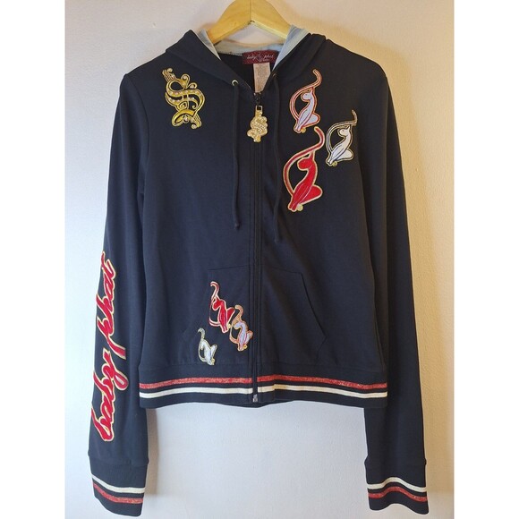 Authentic Vtg BABY PHAT Full Zip Hoodie Jacket Women's Sz XL Y2K 90's Hip Hop - Picture 1 of 14